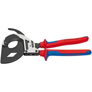 Knipex 95 32 320 Cable Cutter Ratchet Principle 3-Stage 320mm Grip Handle